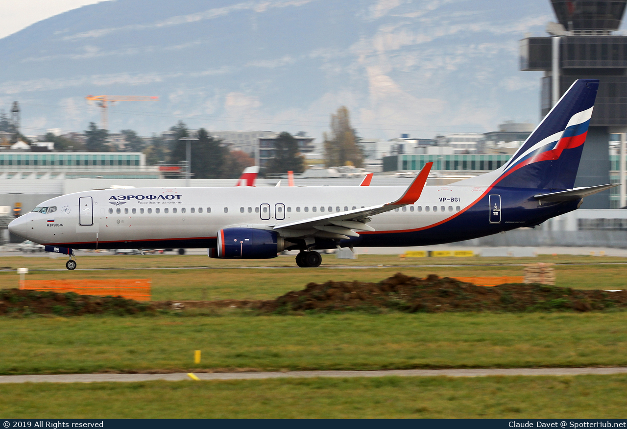 Photo of VP-BGI - Boeing 737-8LJ operated by Aeroflot