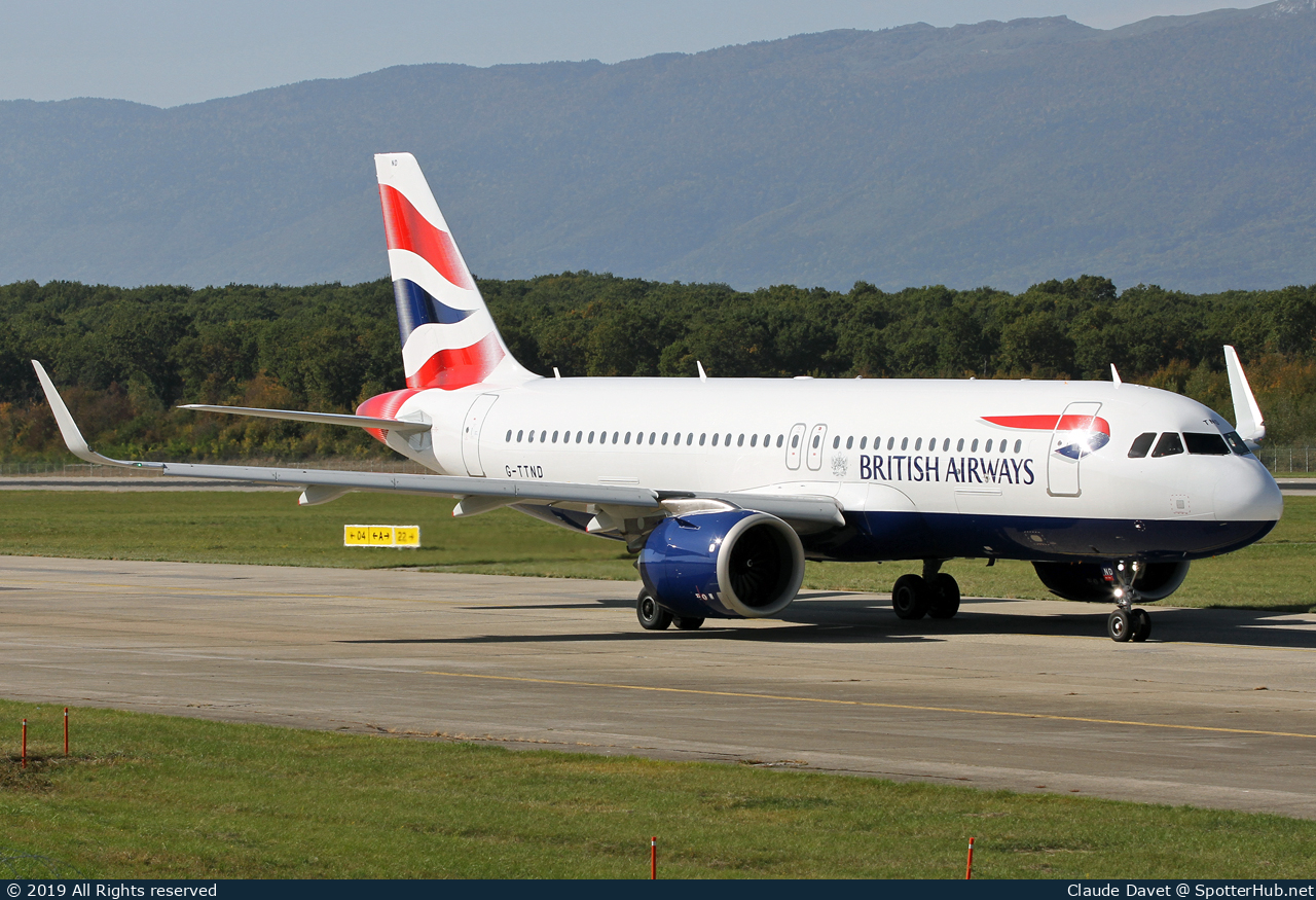 Photo of G-TTND - Airbus A320-251N operated by British Airways