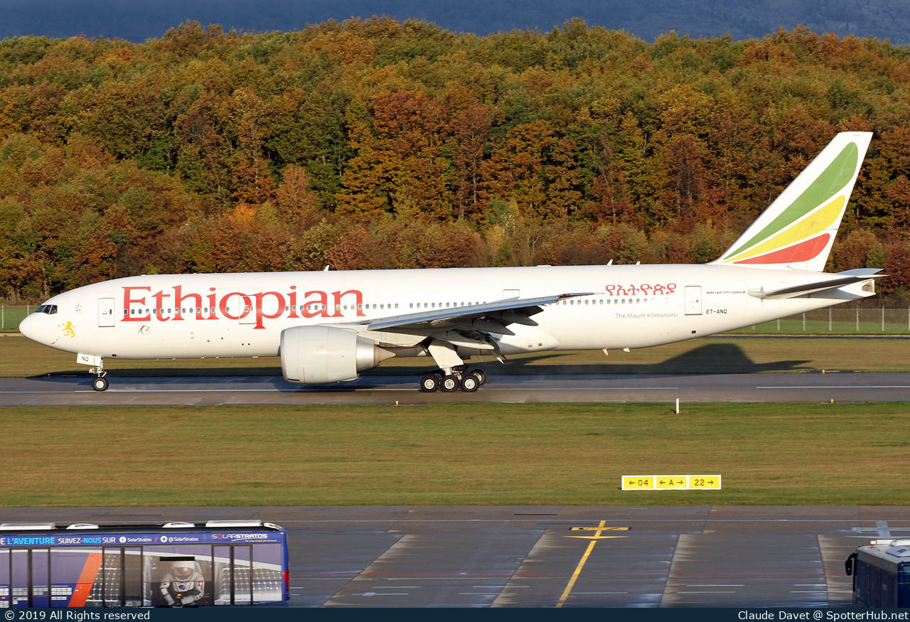 Photo of ET-ANQ - Boeing 777-260(LR) operated by Ethiopian Airlines