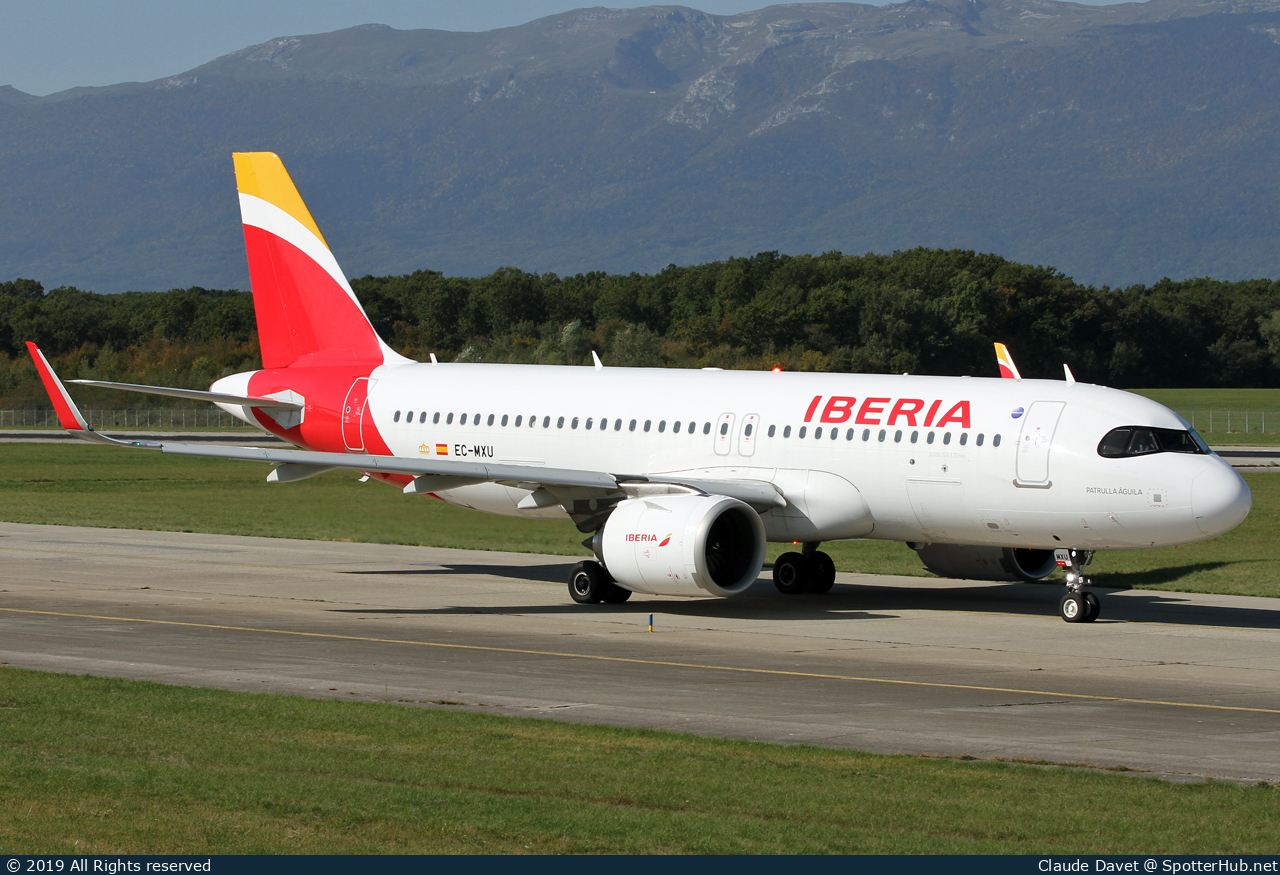 Photo of EC-MXU - Airbus A320-251N operated by Iberia