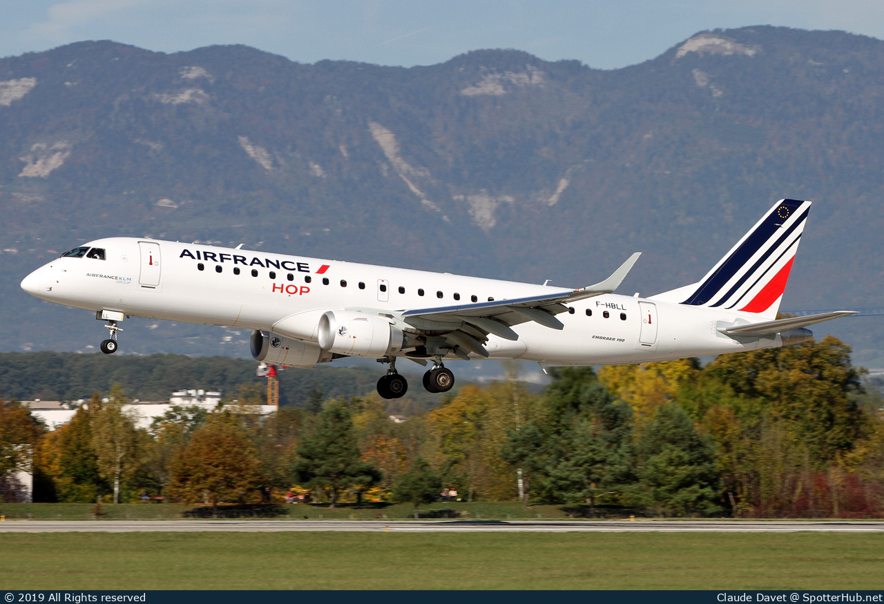 Photo of F-HBLL - Embraer ERJ-190STD operated by Air France HOP