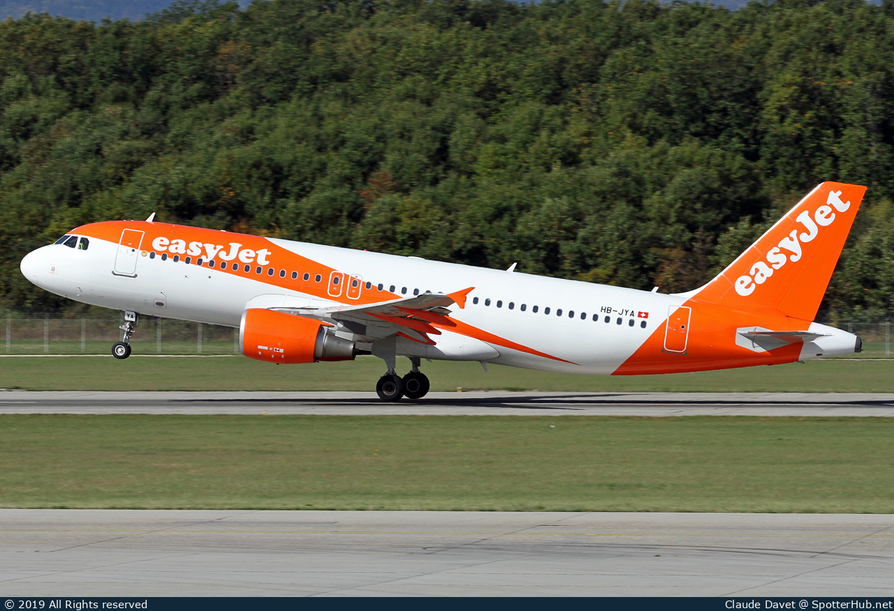 Photo of HB-JYA - Airbus A320-214 operated by easyJet Switzerland