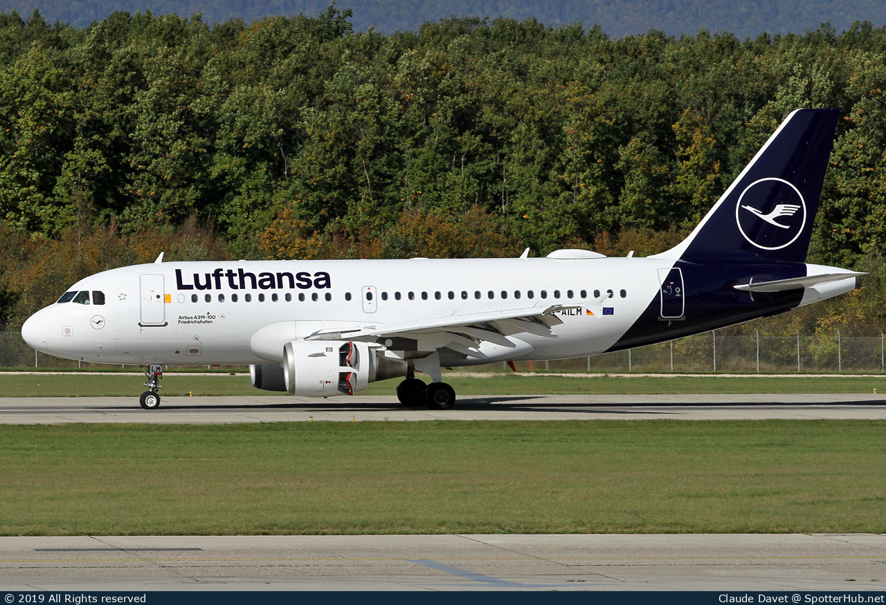 Photo of D-AILM - Airbus A319-114 operated by Lufthansa