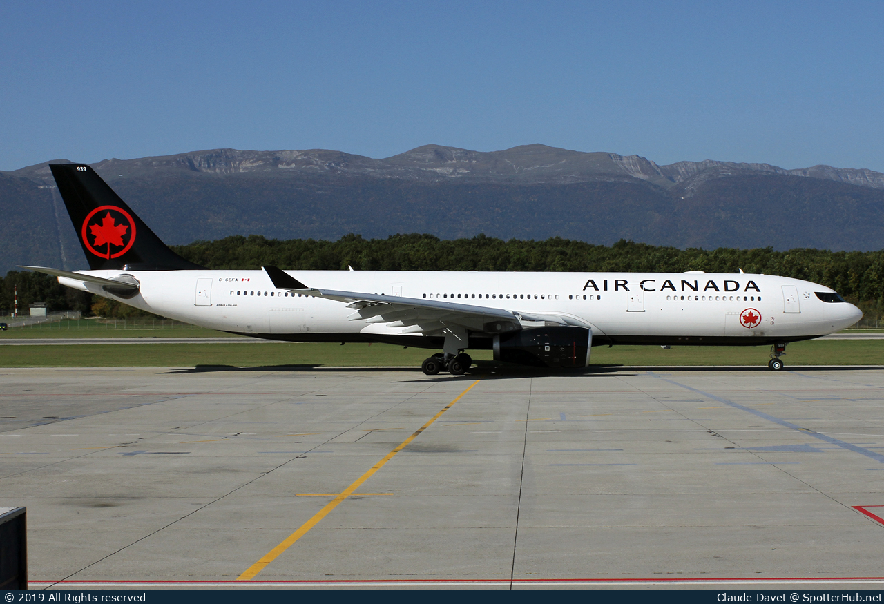 Photo of C-GEFA - Airbus A330-343 operated by Air Canada
