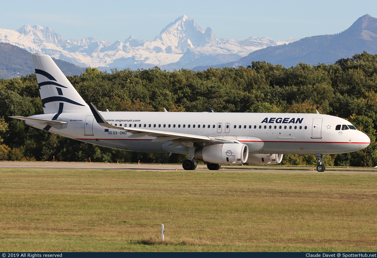 Photo of SX-DND - Airbus A320-232 operated by Aegean Airlines