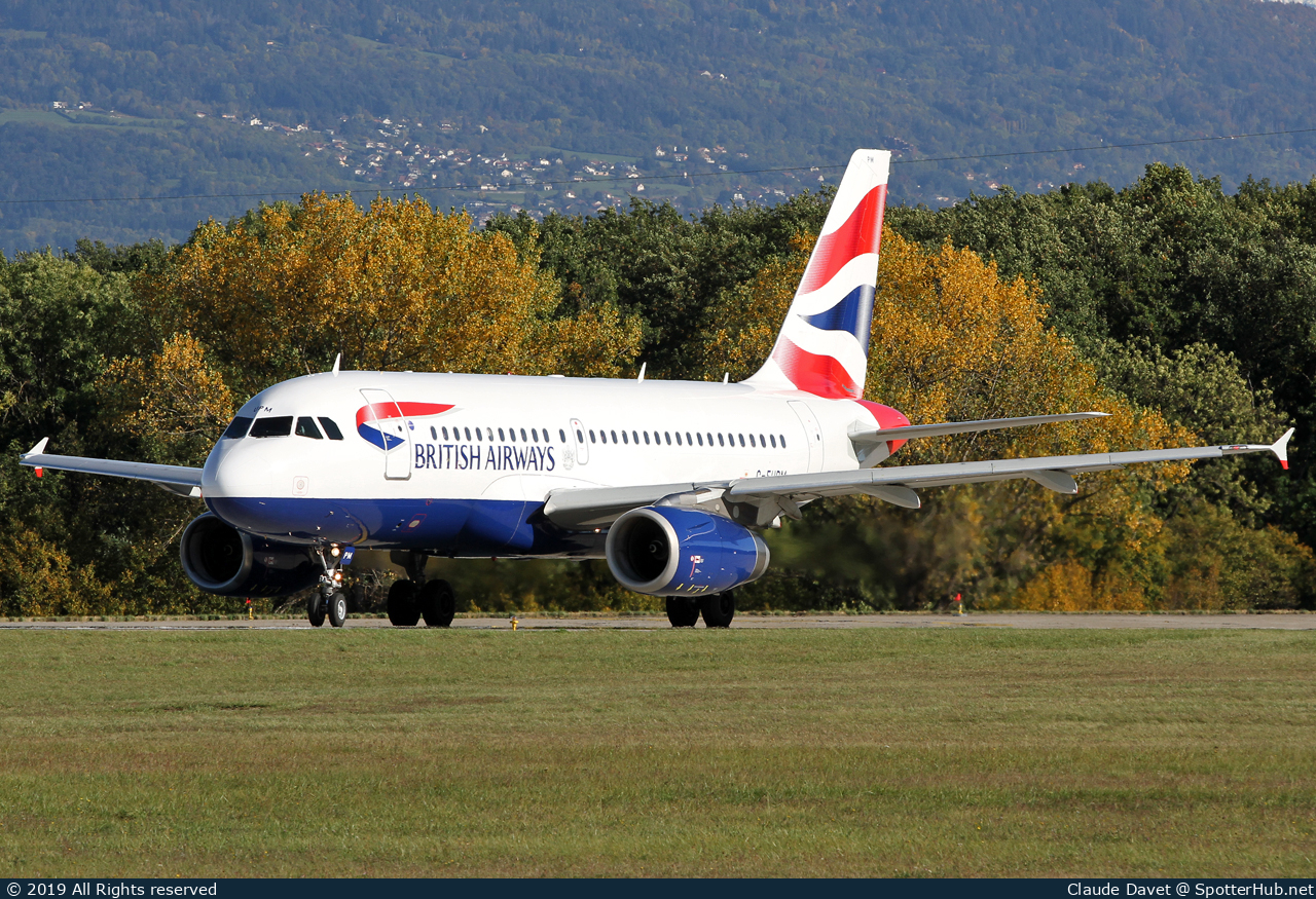 Photo of G-EUPM - Airbus A319-131 operated by British Airways
