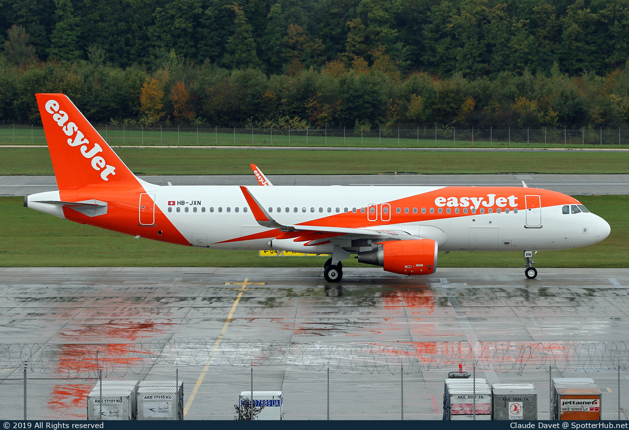 Photo of HB-JXN - Airbus A320-214 operated by easyJet Switzerland