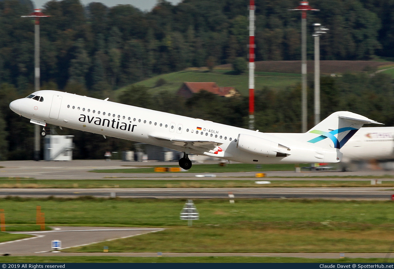 Photo of D-AOLH - Fokker 100 operated by OLT Express