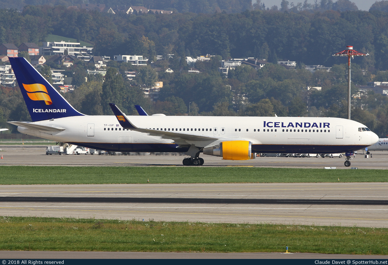 Photo of TF-ISP - Boeing 767-319(ER) operated by Icelandair