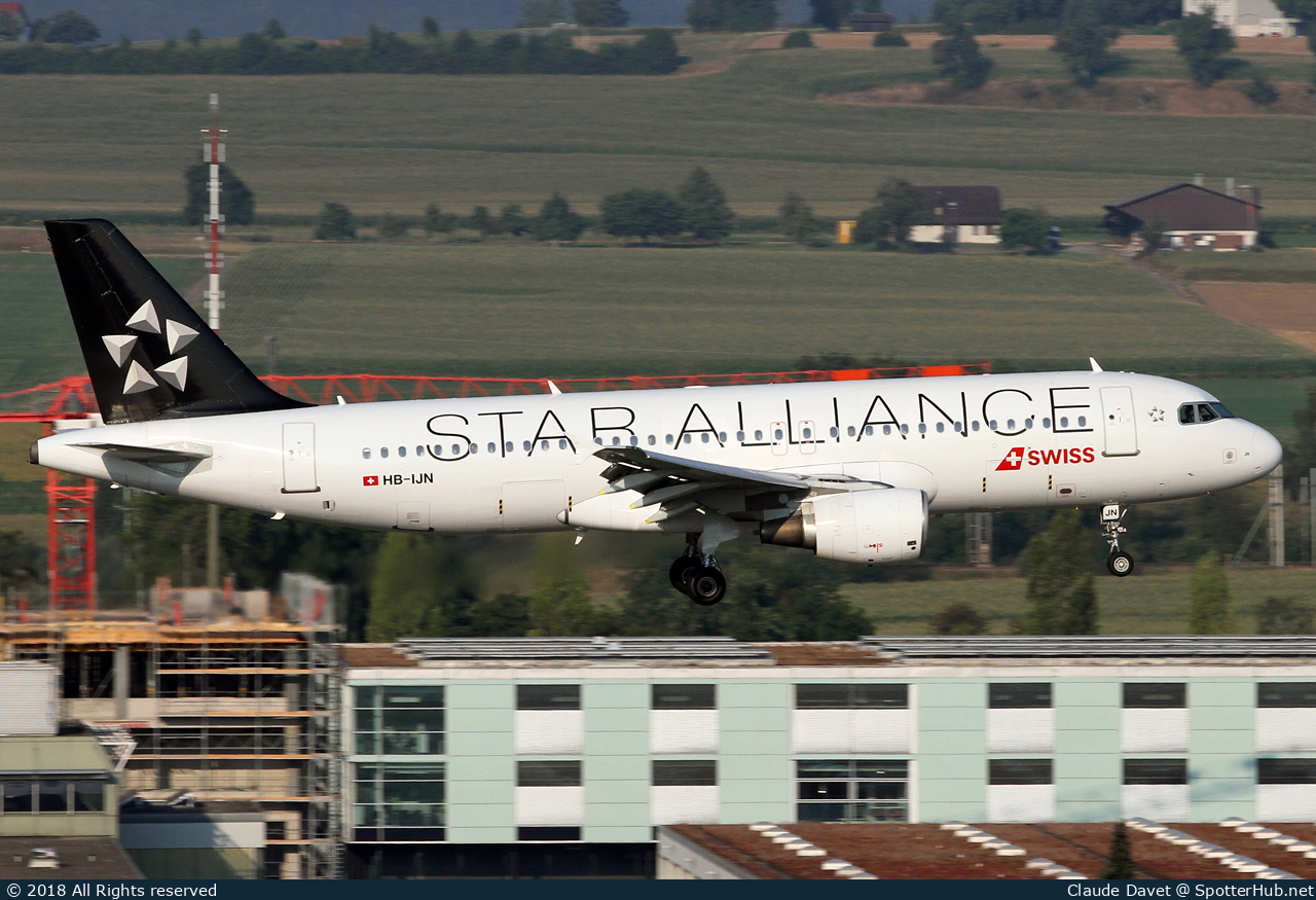 Photo of HB-IJN - Airbus A320-214 operated by Swiss International Air Lines