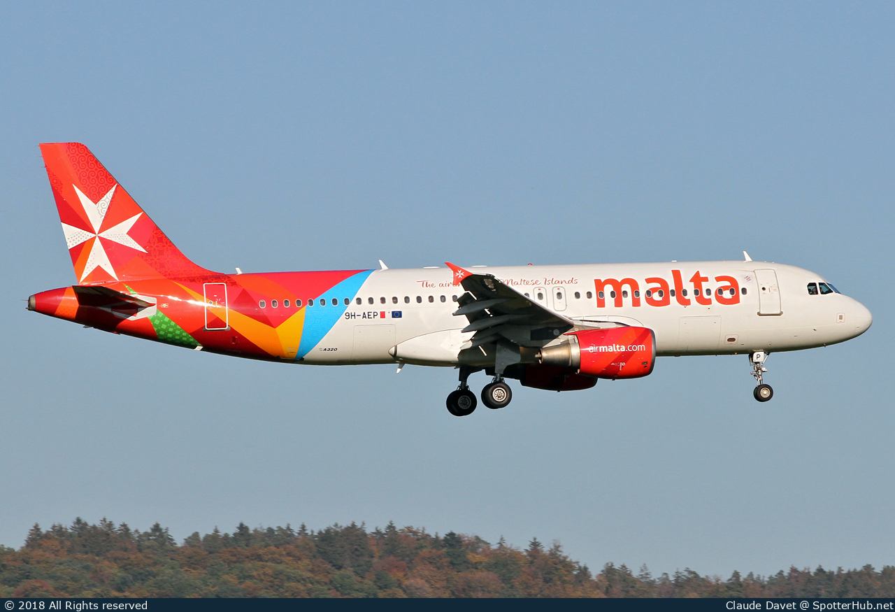 Photo of 9H-AEP - Airbus A320-214 operated by Air Malta