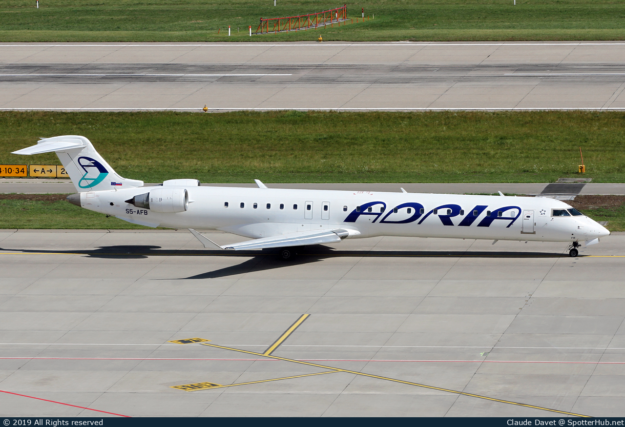 Photo of S5-AFB - Bombardier CRJ-900ER operated by Adria Airways