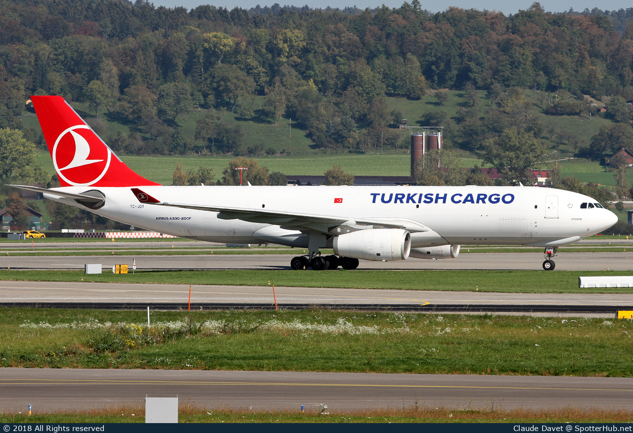 Photo of TC-JOY - Airbus A330-243F operated by Turkish Airlines Cargo