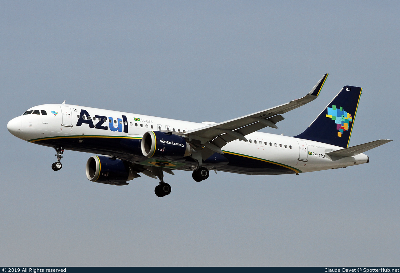 Photo of PR-YRJ - Airbus A320-253N operated by Azul