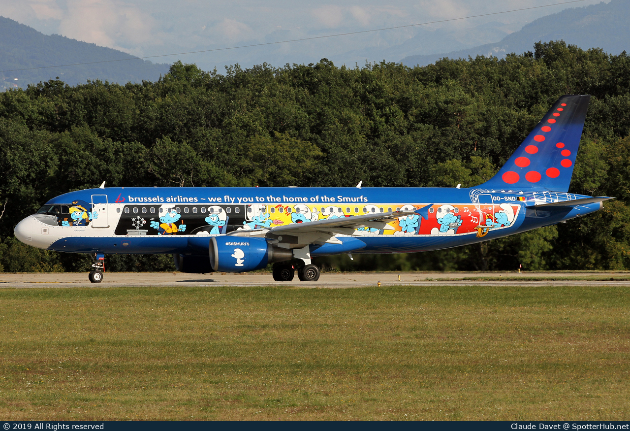 Photo of OO-SND - Airbus A320-214 operated by Brussels Airlines