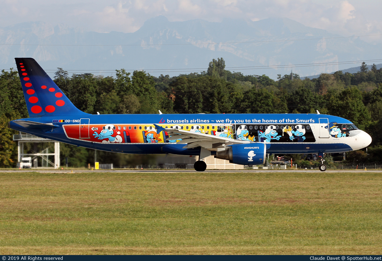 Photo of OO-SND - Airbus A320-214 operated by Brussels Airlines