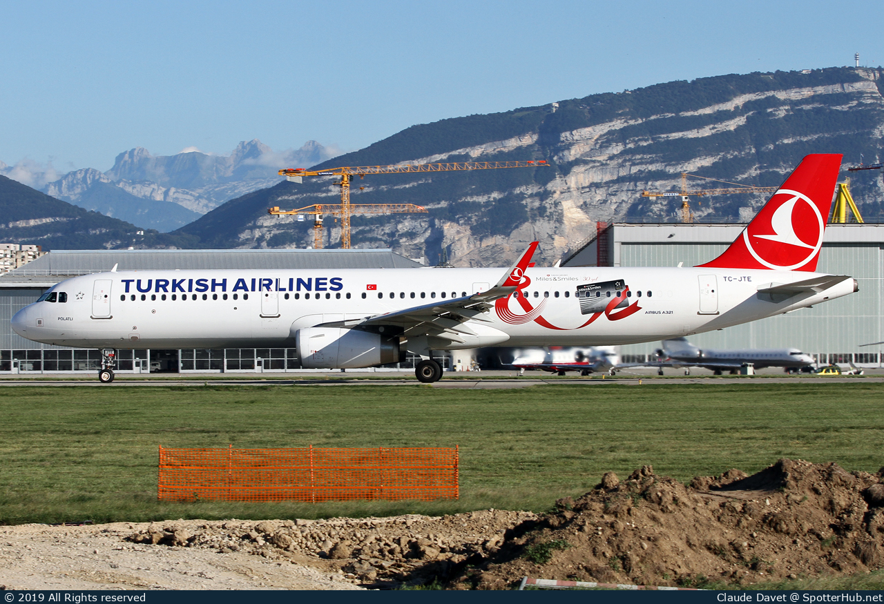 Photo of TC-JTE - Airbus A321-231 operated by Turkish Airlines