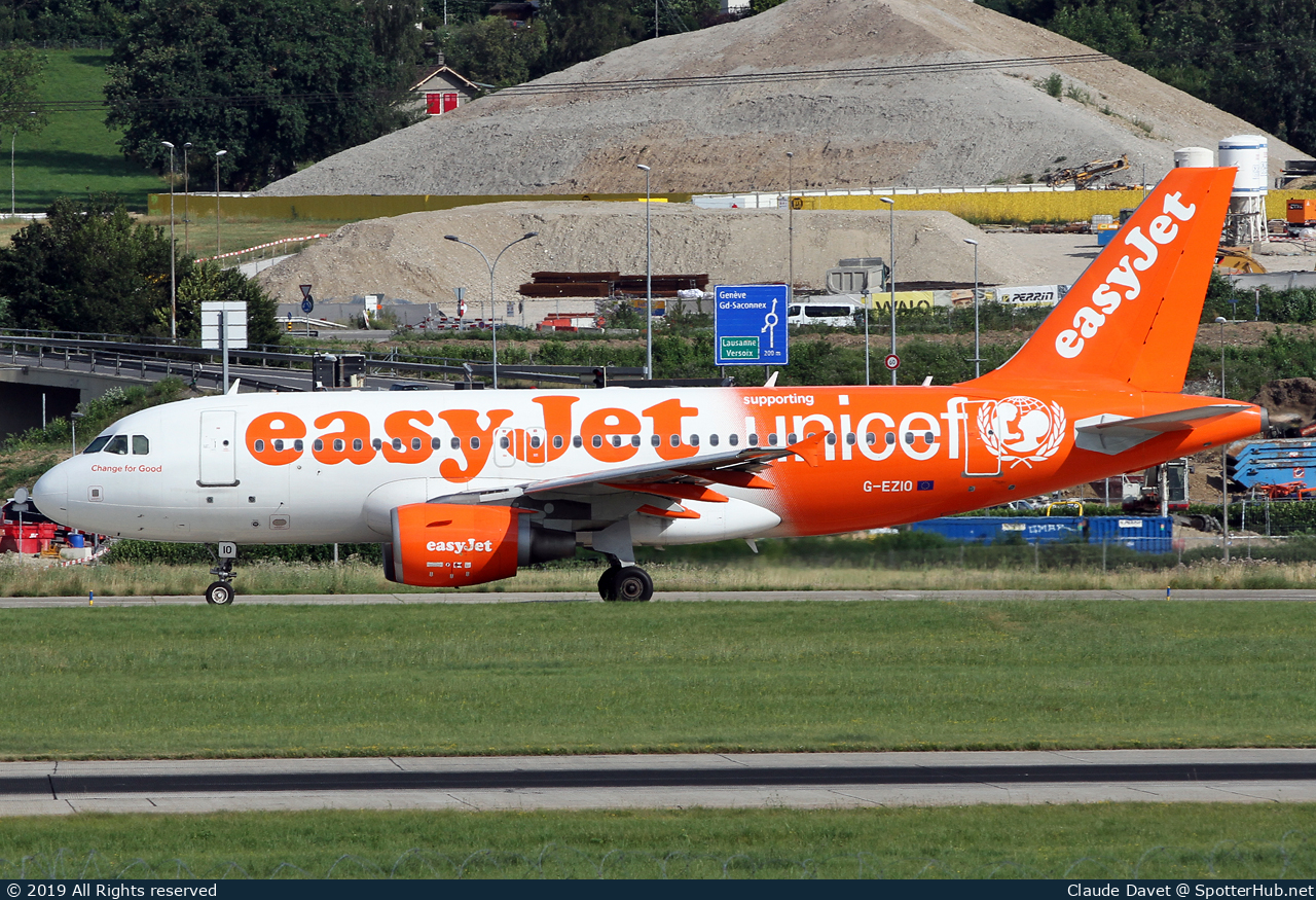 Photo of G-EZIO - Airbus A319-111 operated by easyJet