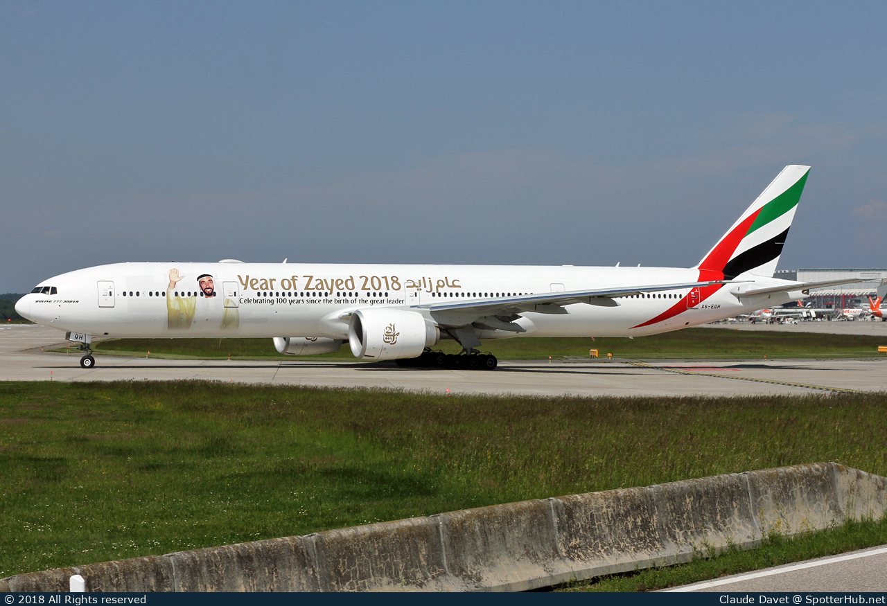 Photo of A6-EQH - Boeing 777-31H(ER) operated by Emirates