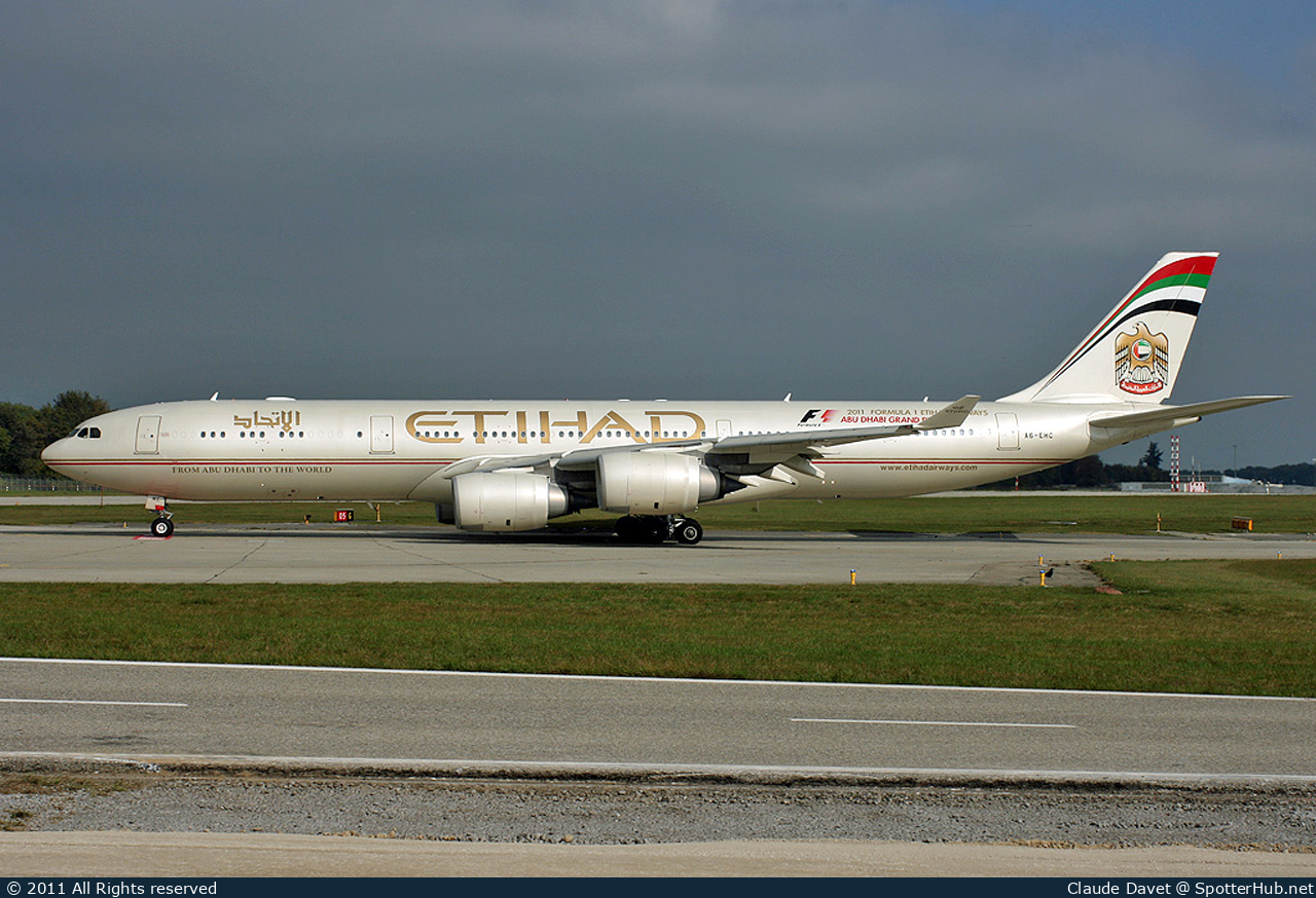 Photo of A6-EHC - Airbus A340-541 operated by Etihad Airways