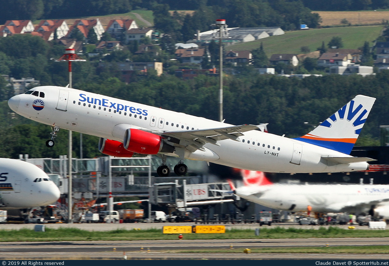 Photo of LY-NVT - Airbus A320-214 operated by SunExpress (opb Avion Express)