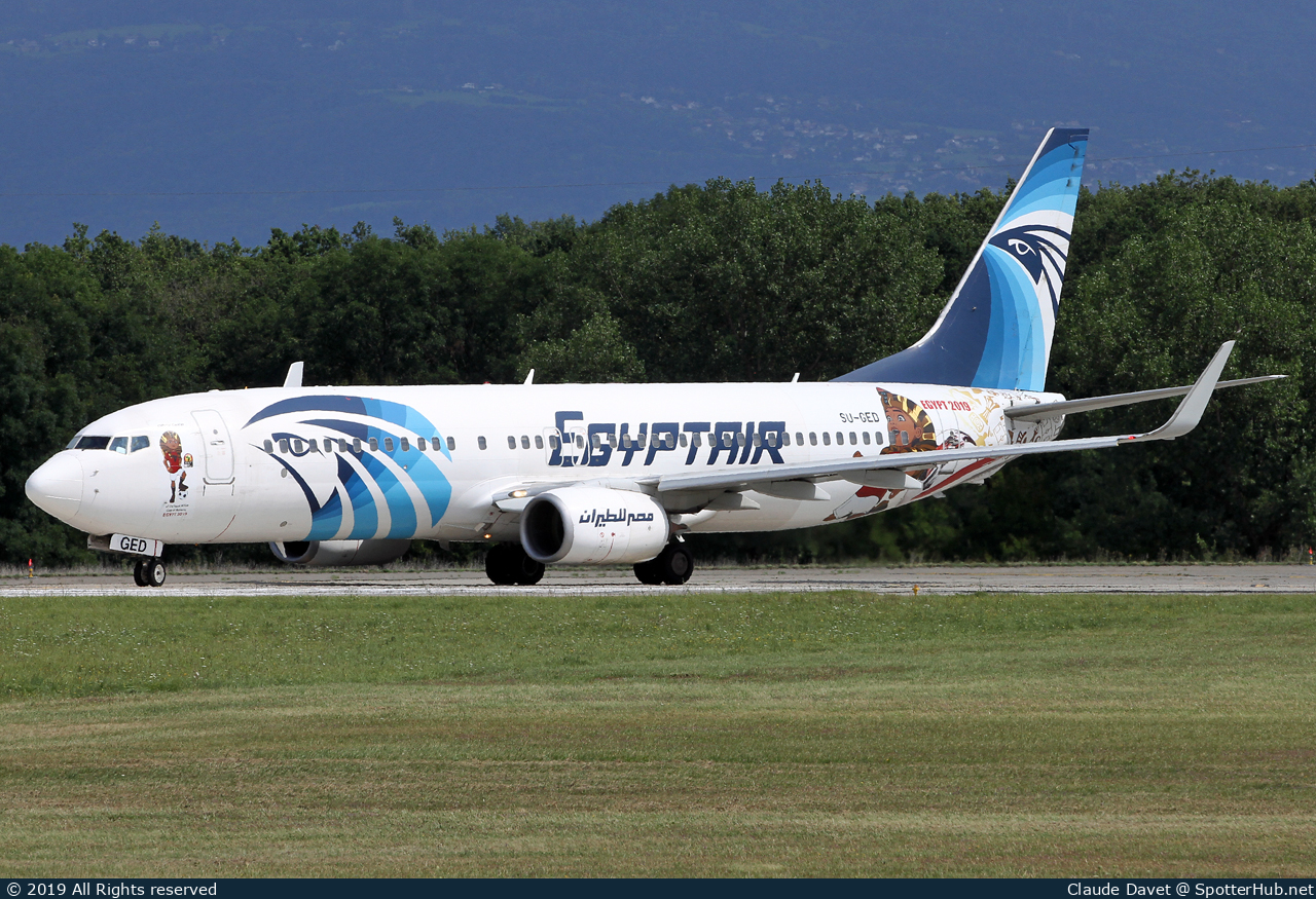 Photo of SU-GED - Boeing 737-866 operated by Egyptair