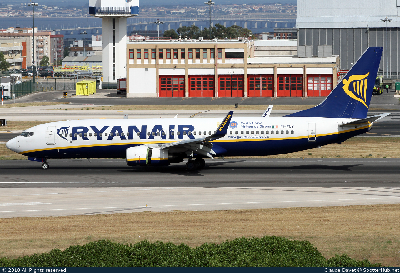 Photo of EI-ENY - Boeing 737-8AS operated by Ryanair
