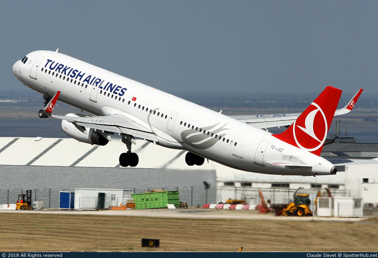 Photo of TC-JSZ - Airbus A321-231 operated by Turkish Airlines