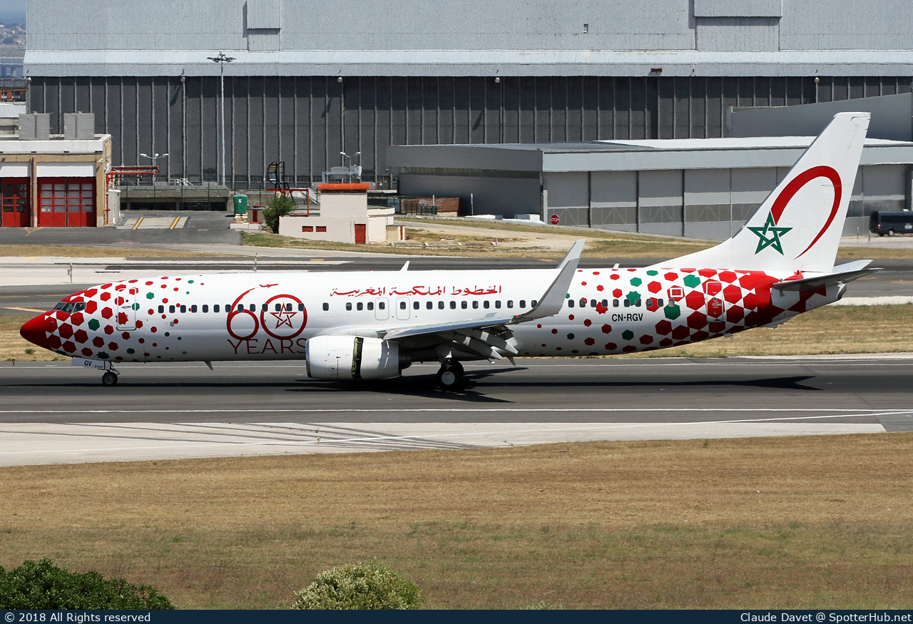 Photo of CN-RGV - Boeing 737-85P operated by Royal Air Maroc