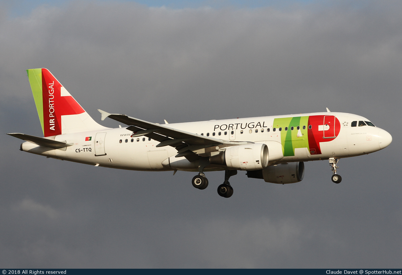 Photo of CS-TTQ - Airbus A319-112 operated by TAP Air Portugal