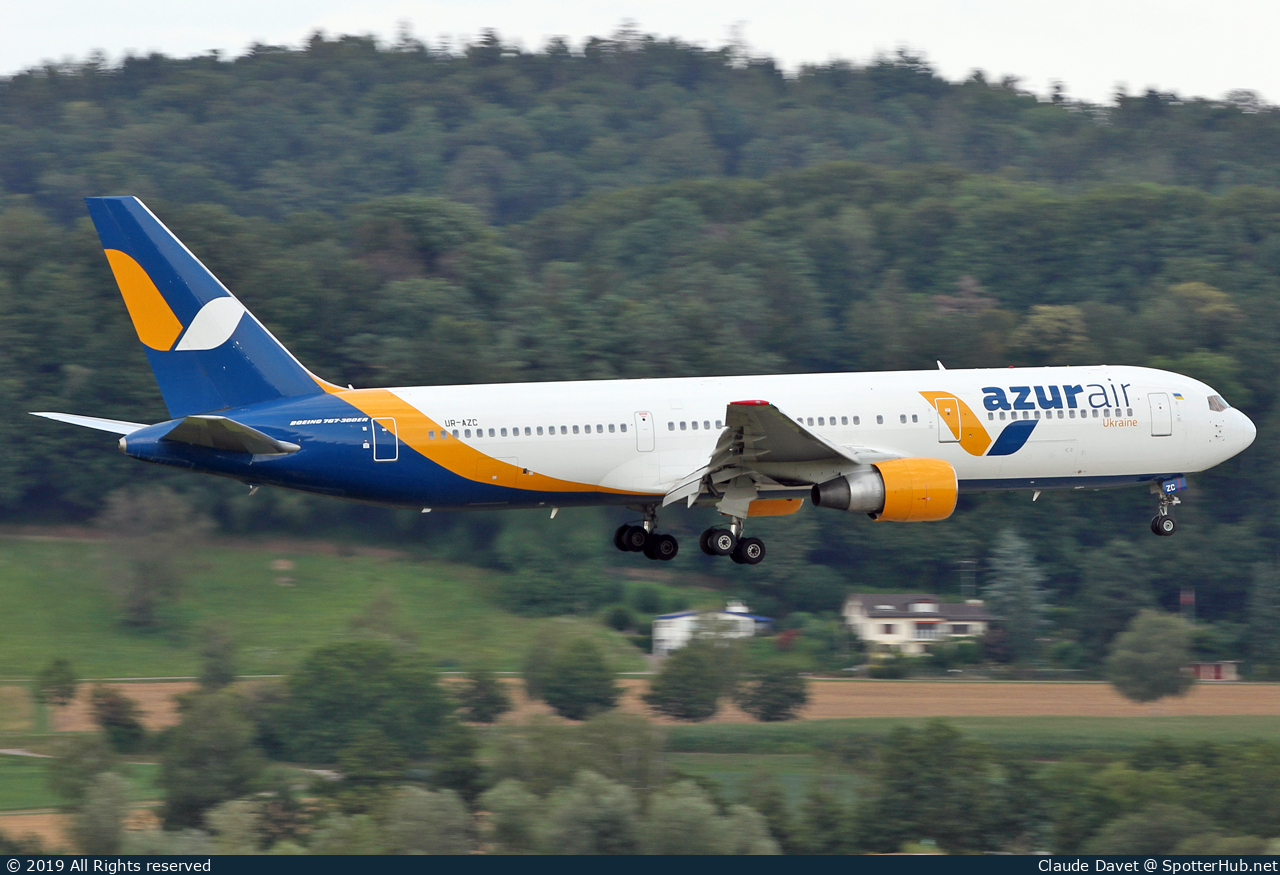 Photo of UR-AZC - Boeing 767-37E(ER) operated by Azur Air Ukraine
