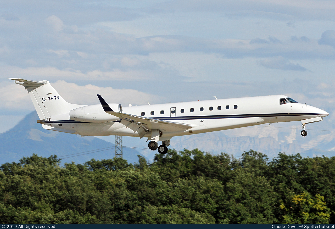 Photo of G-XPTV - Embraer Legacy 600 operated by Arena Aviation