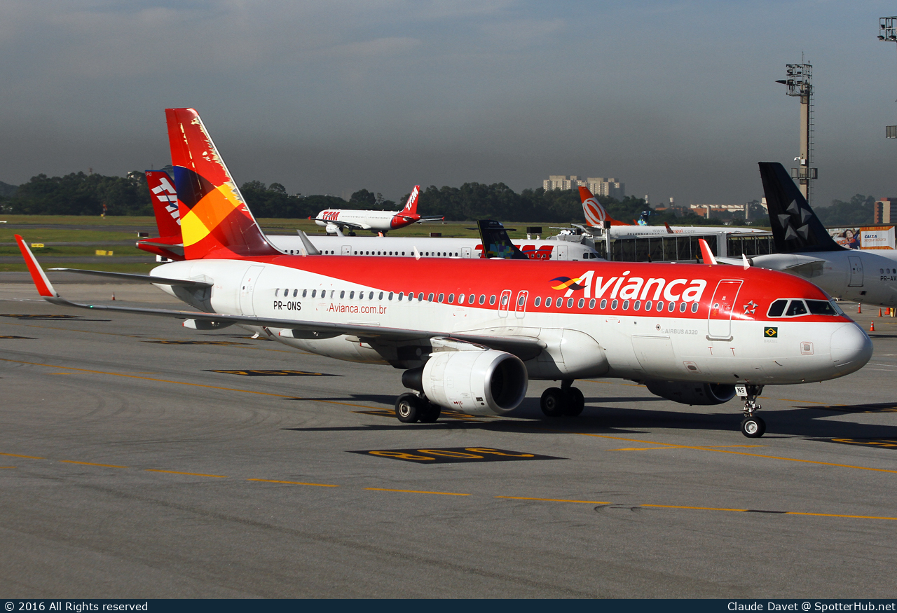 Photo of PR-ONS - Airbus A320-214 operated by Avianca Brasil