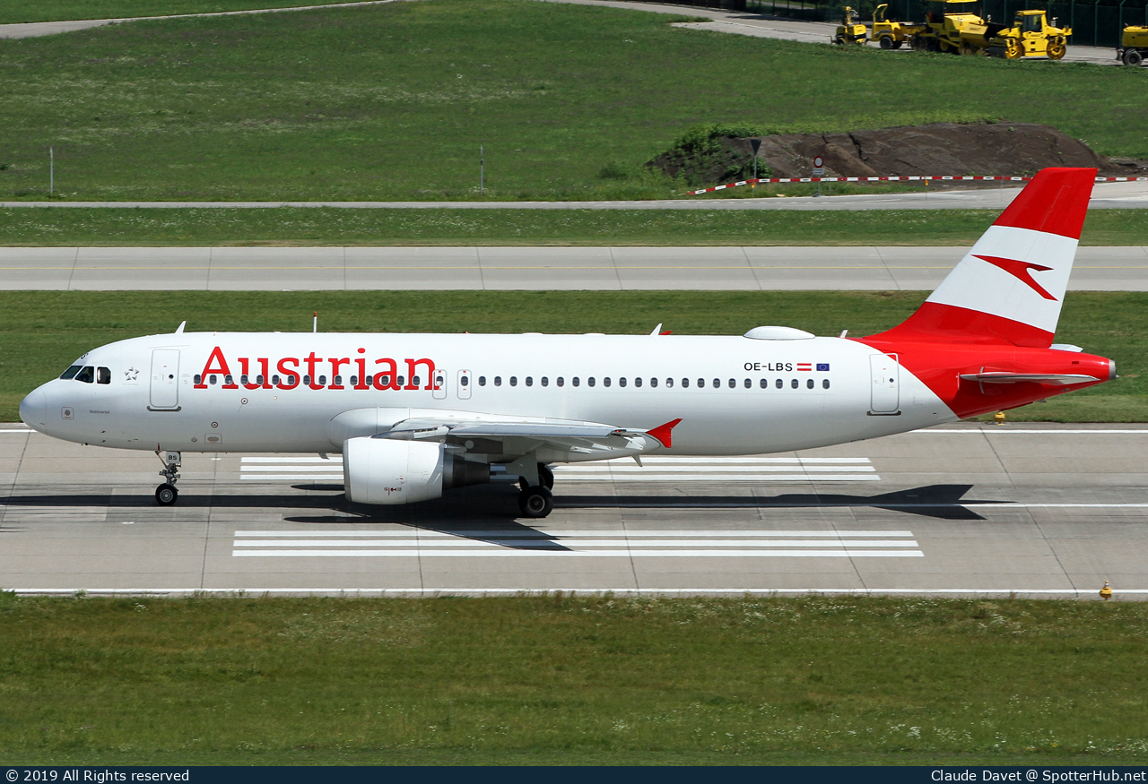 Photo of OE-LBS - Airbus A320-214 operated by Austrian Airlines