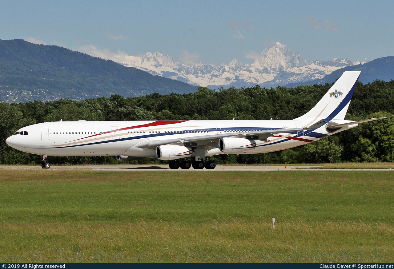 Photo of 3DC-SDF - Airbus A340-313 operated by Government of Eswatini