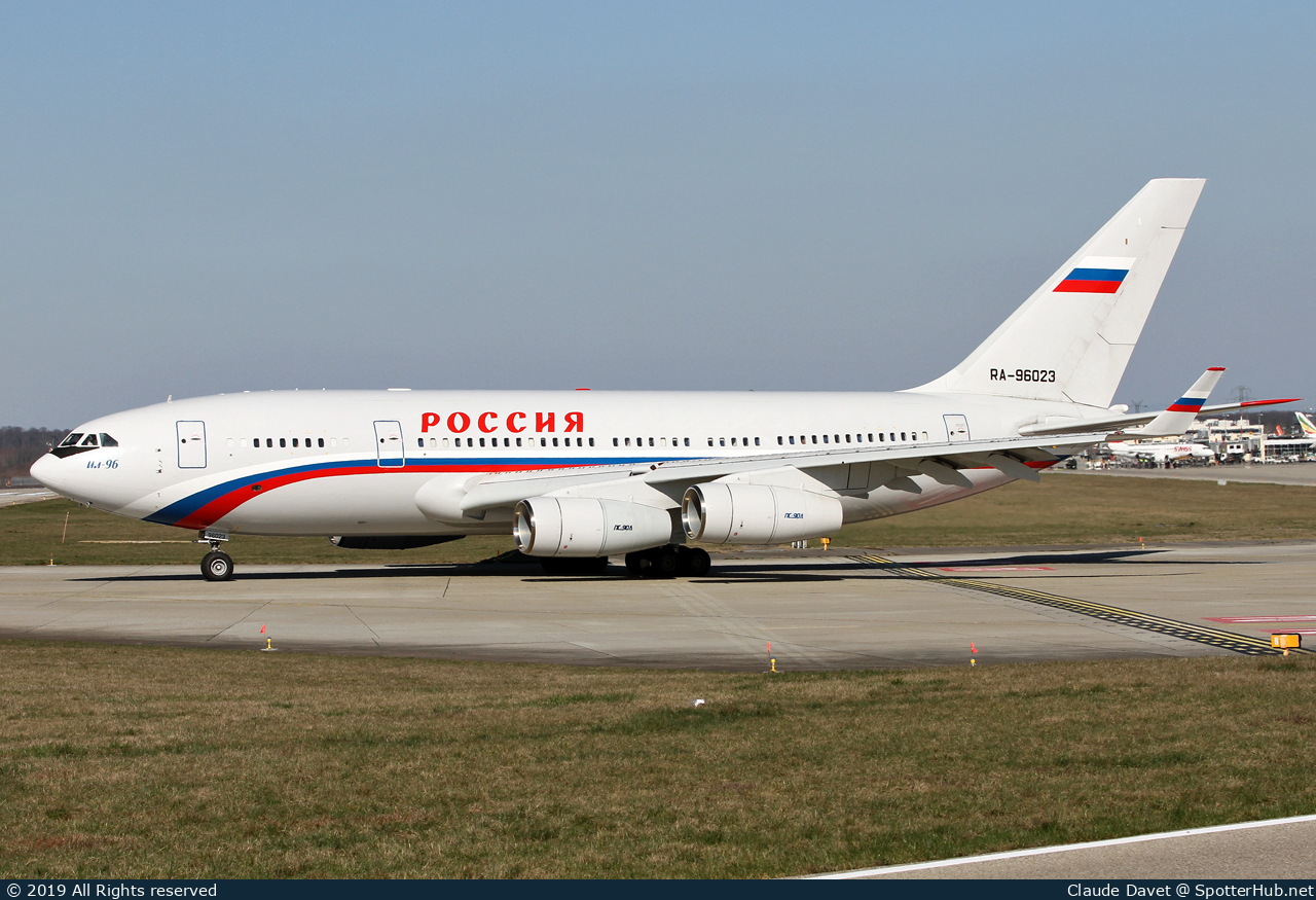 Photo of RA-96023 - Ilyushin Il-96-300 operated by Rossiya Special Flight Detachment