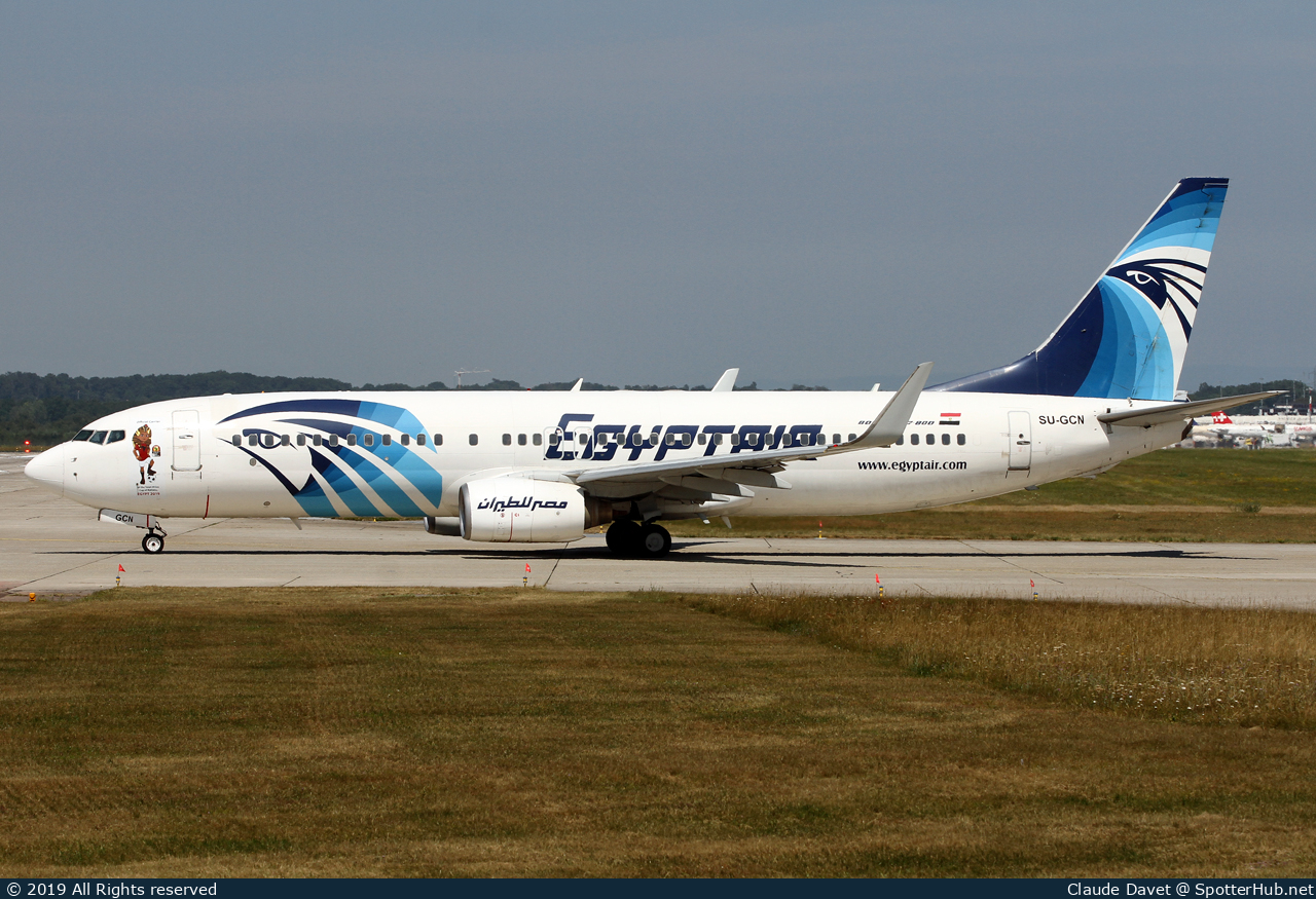 Photo of SU-GCN - Boeing 737-866 operated by Egyptair