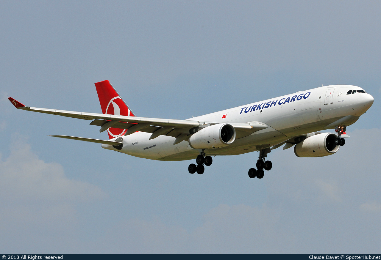 Photo of TC-JOU - Airbus A330-243F operated by Turkish Airlines Cargo