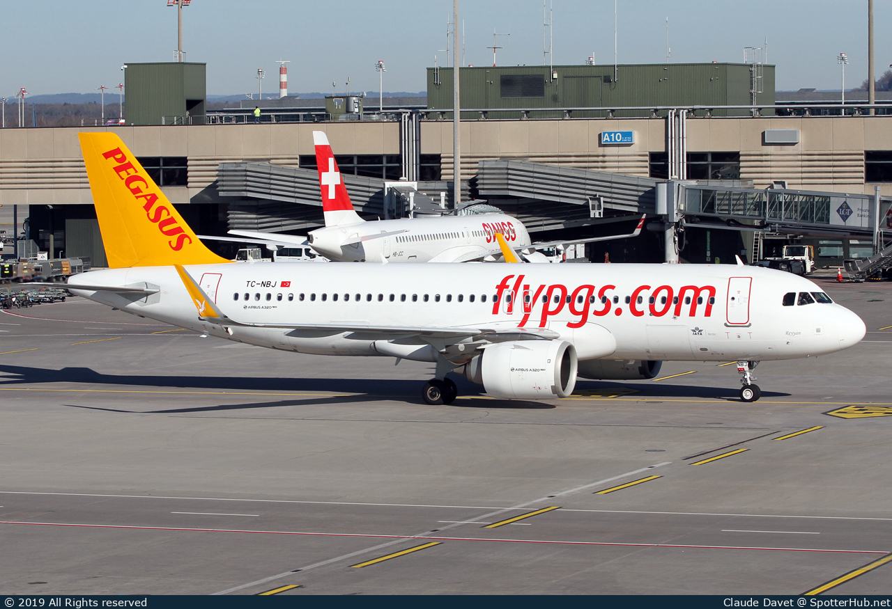 Photo of TC-NBJ - Airbus A320-251N operated by Pegasus Airlines