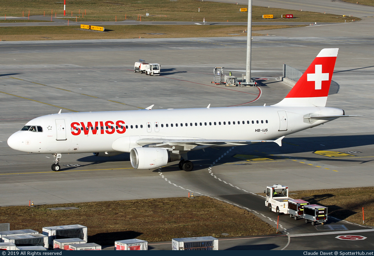 Photo of HB-IJS - Airbus A320-214 operated by Swiss International Air Lines