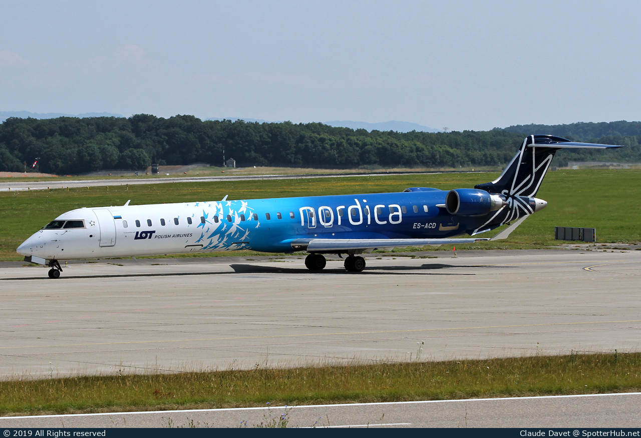 Photo of ES-ACD - Bombardier CRJ-900ER operated by LOT Polish Airlines (opb Nordica)