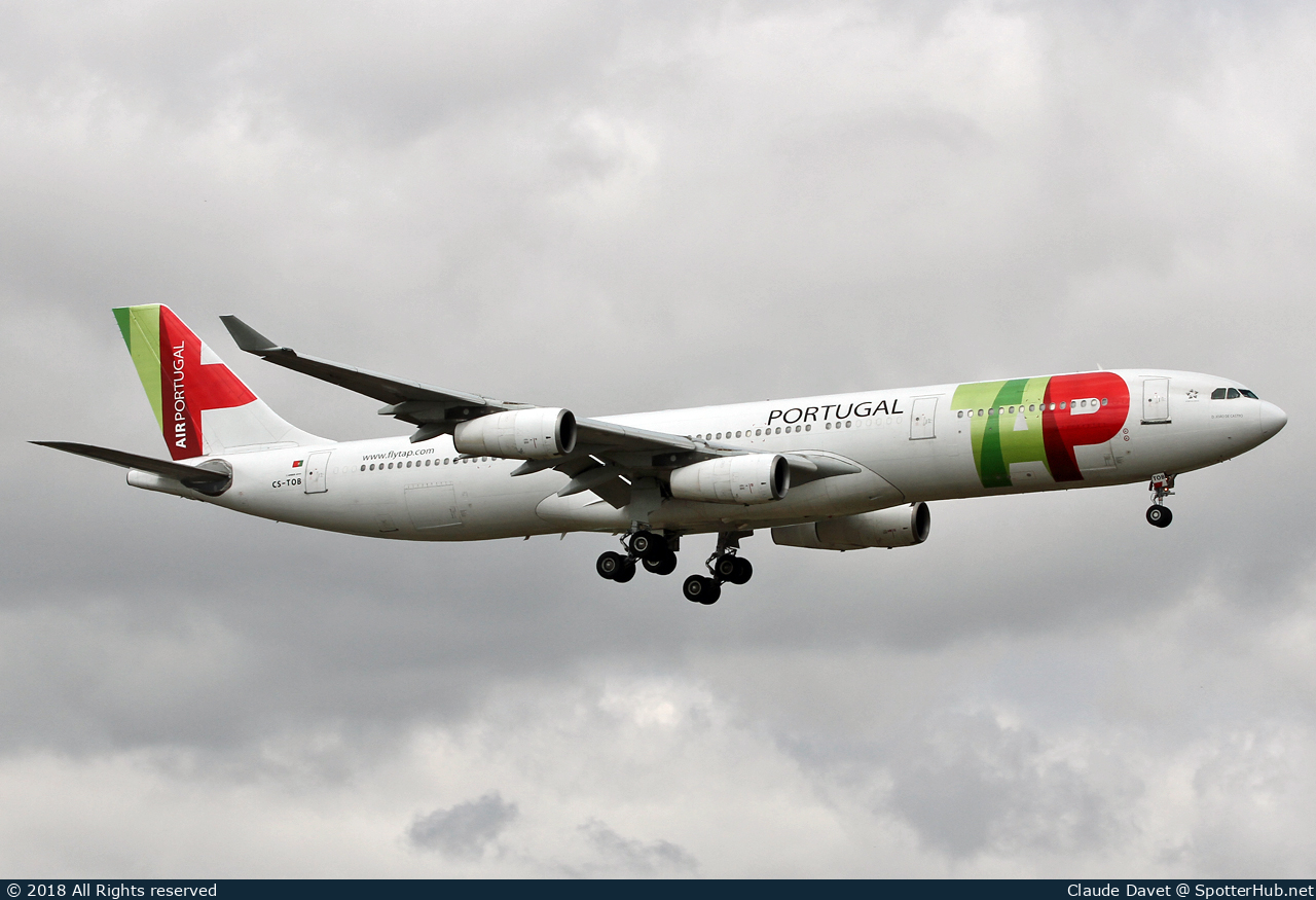 Photo of CS-TOB - Airbus A340-312 operated by TAP Air Portugal
