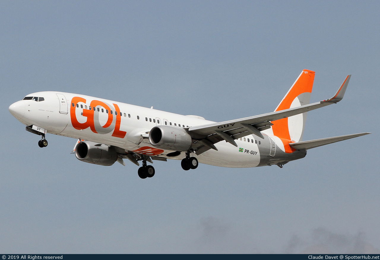 Photo of PR-GUY - Boeing 737-8EH operated by GOL Linhas Aéreas