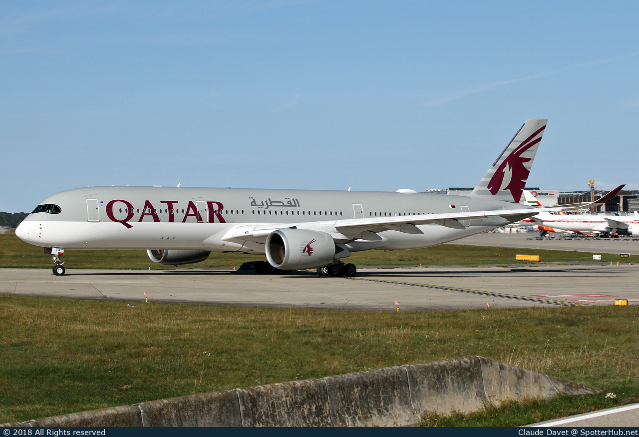 Photo of A7-ALW - Airbus A350-941 operated by Qatar Airways