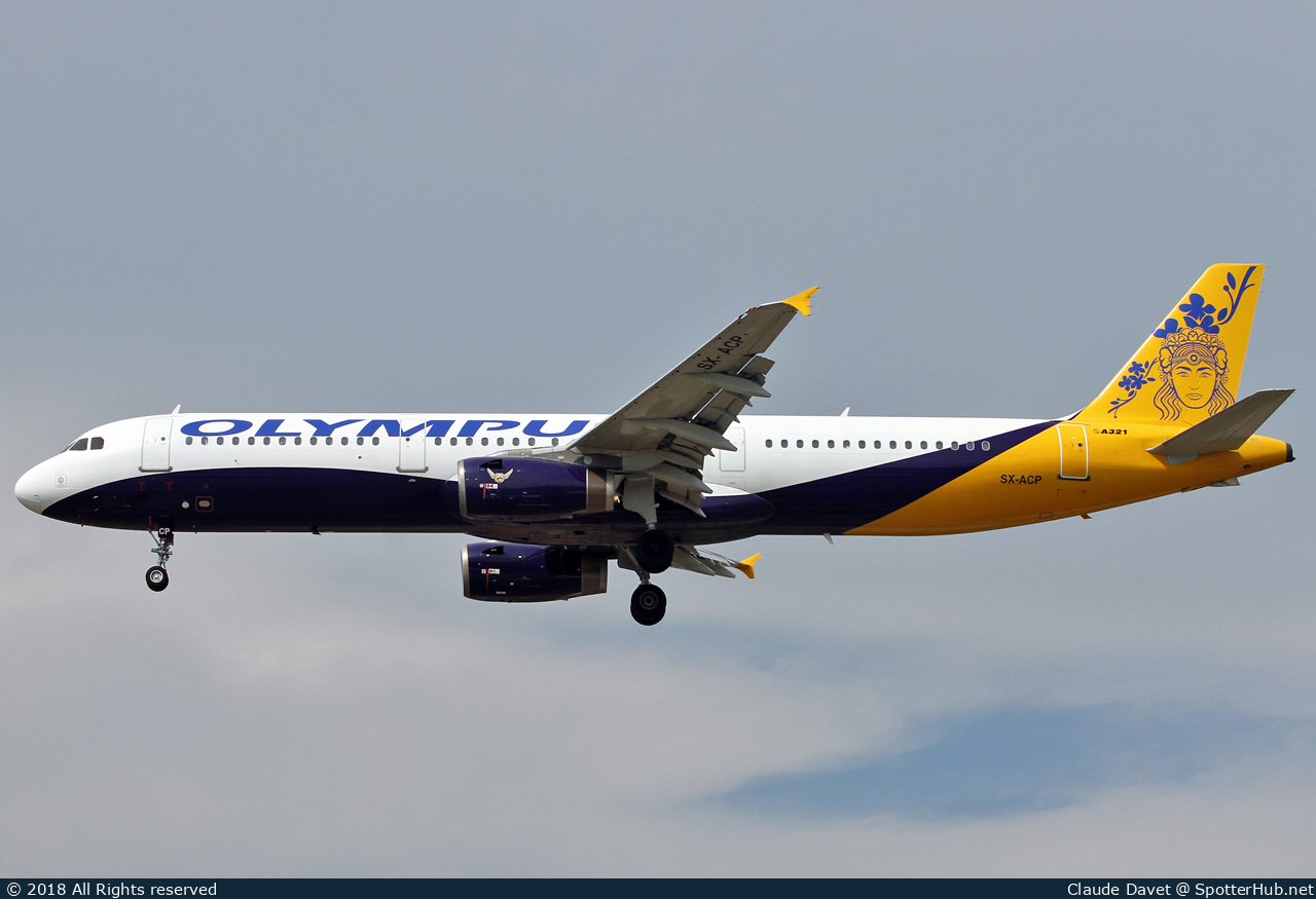 Photo of SX-ACP - Airbus A321-231 operated by Olympus Airways