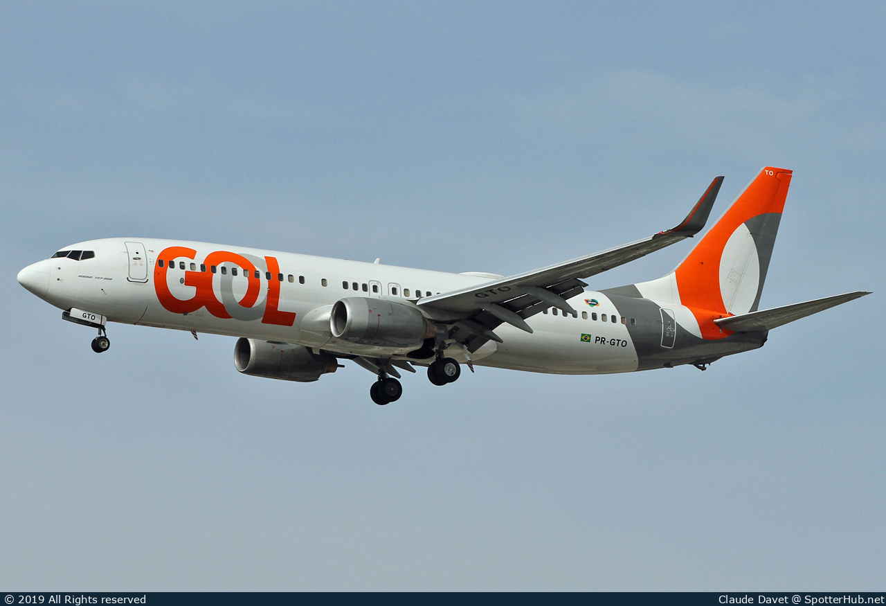 Photo of PR-GTO - Boeing 737-8EH operated by GOL Linhas Aéreas