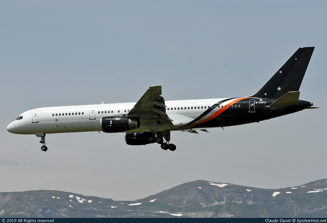 Photo of G-ZAPX - Boeing 757-256 operated by Titan Airways