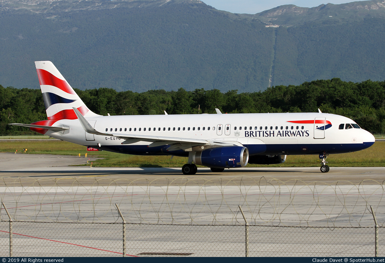 Photo of G-EUYO - Airbus A320-232 operated by British Airways