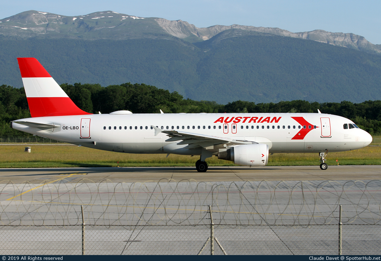 Photo of OE-LBO - Airbus A320-214 operated by Austrian Airlines