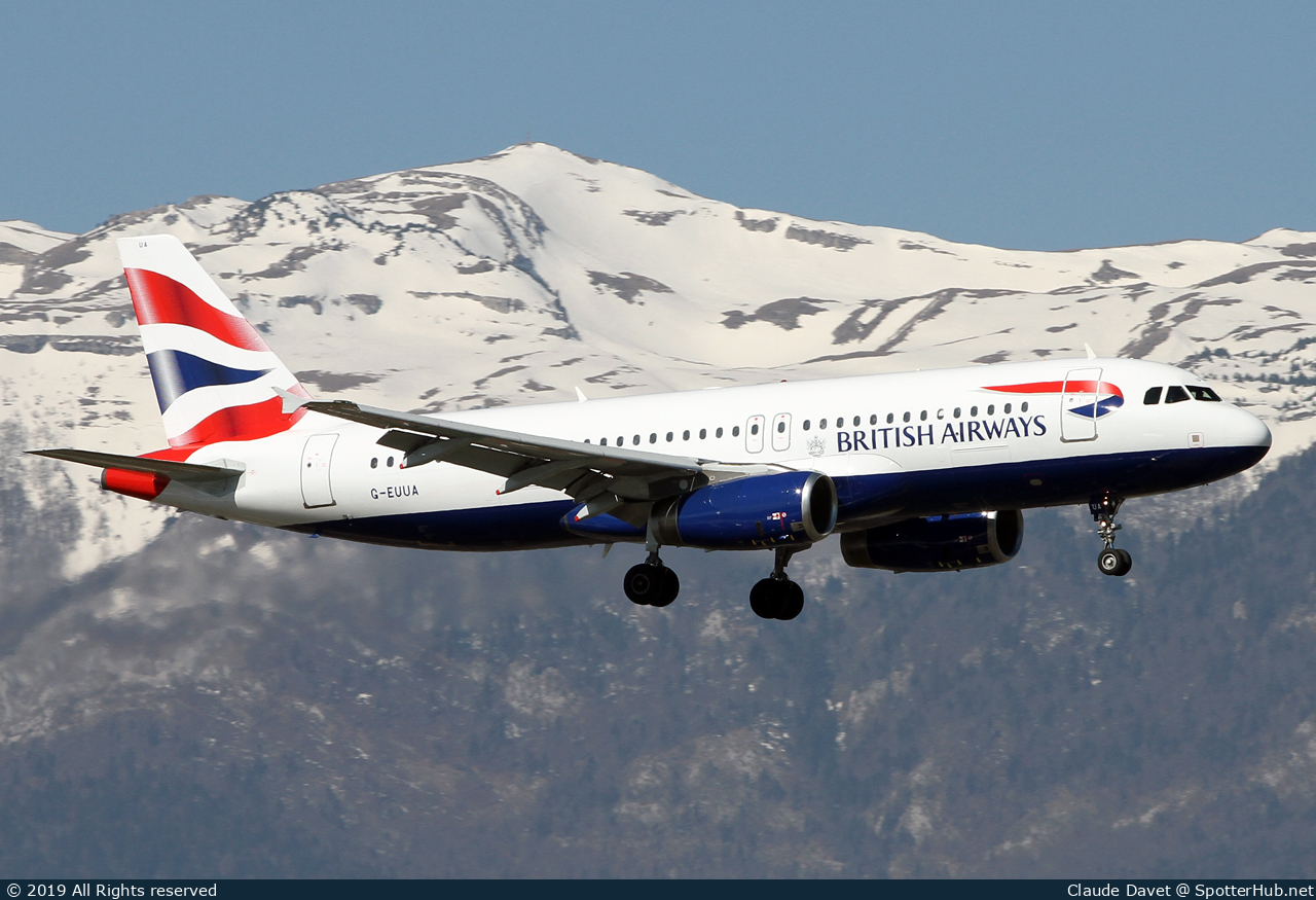 Photo of G-EUUA - Airbus A320-232 operated by British Airways